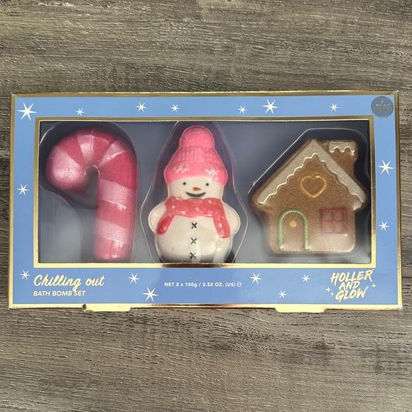 Holler and Glow Other - Chilling Out bath bomb set